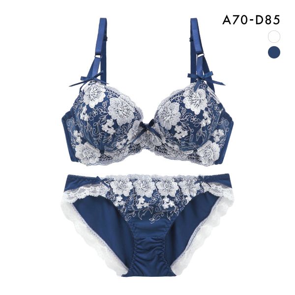 サンエイ 脇高 クラシカルレディローズ ブラセット ABCD 脇肉 はみ肉すっきり 脇寄せ ブラジャー ショーツ セット 美胸 谷間 丸胸 SANEI