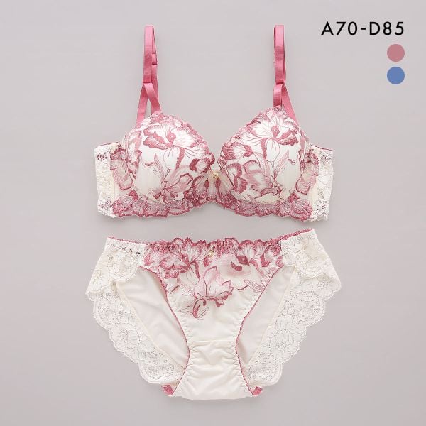 サンエイ 脇高 アロマティックメモワール ブラセット ABCD 脇肉 はみ肉すっきり 脇寄せ ブラジャー ショーツ セット 美胸 SANEI