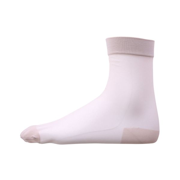 モア MORE ソフト口ゴムゆったり仕様 なめらかクルーソックス ショートストッキング くるぶし丈 日本製