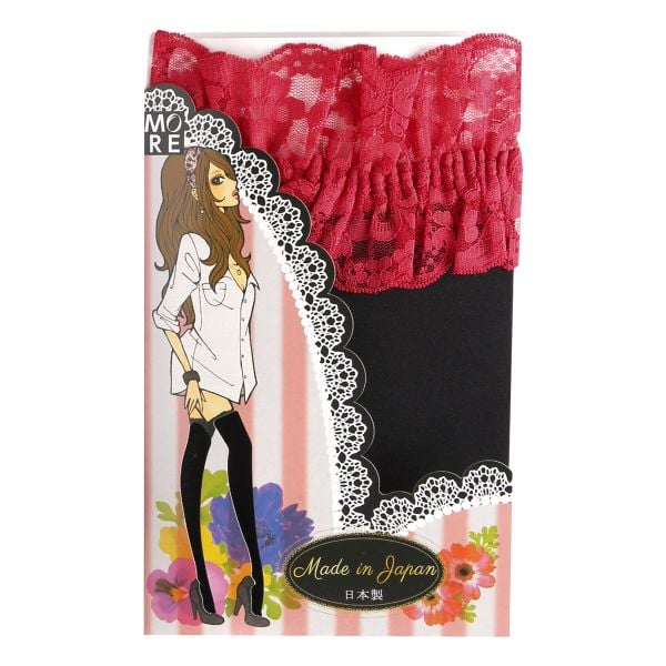 モア MORE 80デニール ガーターストッキング 日本製