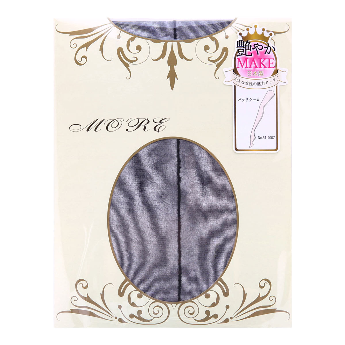 モア MORE ストッキング パンスト バックシーム(C-M-L)