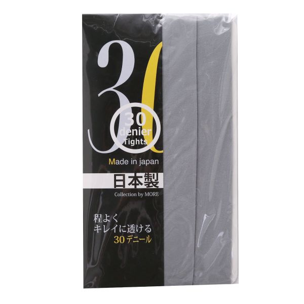 モア MORE 30デニール カラータイツ 日本製