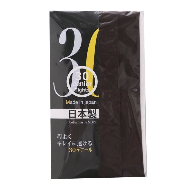 モア MORE 30デニール カラータイツ 日本製