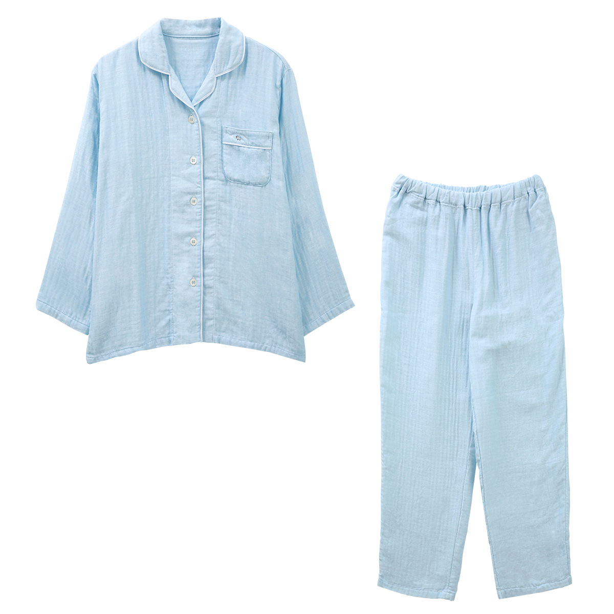 【まる様 新品タグ付】Kaimin Labo 今治ガーゼ パジャマ 175A 新品タグ付】Kaimin Labo 快眠ラボ 今治ガーゼ パジャマ 175A