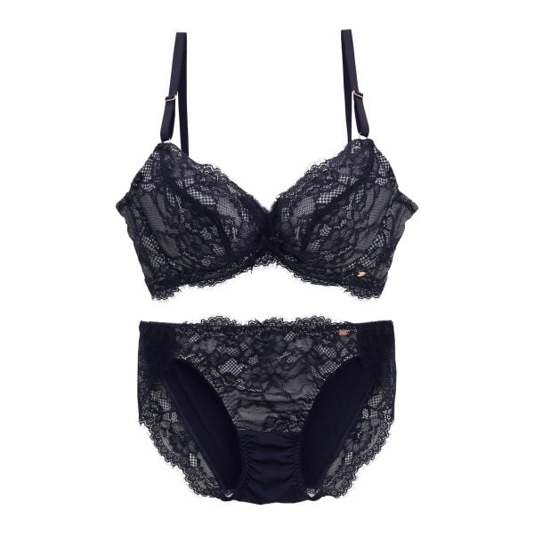 痛くないバストメイク ブラジャー ショーツ セット 脇高 脇肉 大きいサイズ 産後