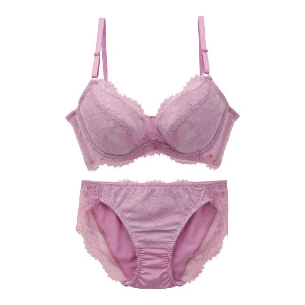 痛くないバストメイク ブラジャー ショーツ セット 脇高 脇肉 大きいサイズ 産後