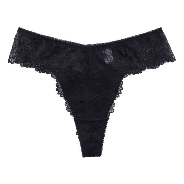 ショーツ Tバック ソング タンガ 大きいサイズ 総レース S Ｍ Ｌ LL 単品 ブルーミングフローラ
