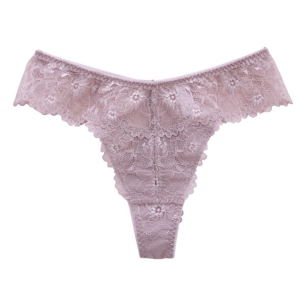 ショーツ Tバック ソング タンガ 大きいサイズ 総レース S Ｍ Ｌ LL 単品 ブルーミングフローラ