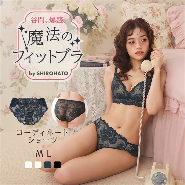 魔法のフィットブラ ノーマルショーツ レディース 女性 下着 レース 深め 深履き お尻すっぽり 大きいサイズ スタンダード 可愛い パンツ