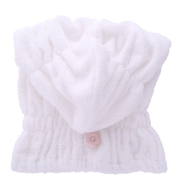 ヘアキャップ ヘアグッズ 吸水 洗顔 綿100％ パイル 涼しい 夏 薄手 お風呂上り 汗 ヘアドライ タオルキャップ
