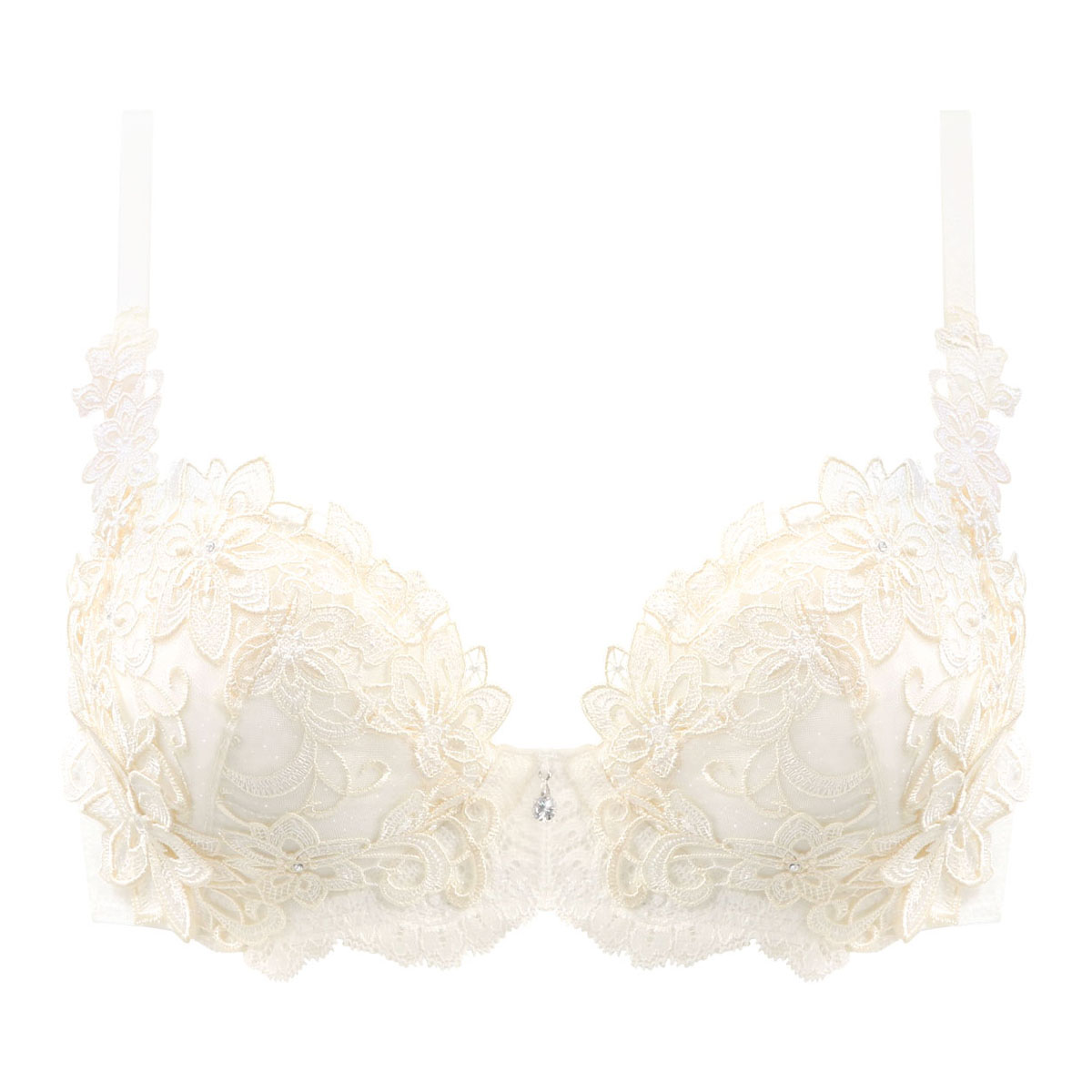 HIMICO 澄んだ空気に燦めく Dalia Stellato ブラジャー BCDEF 006series 単品(IV-アイボリー-B65)