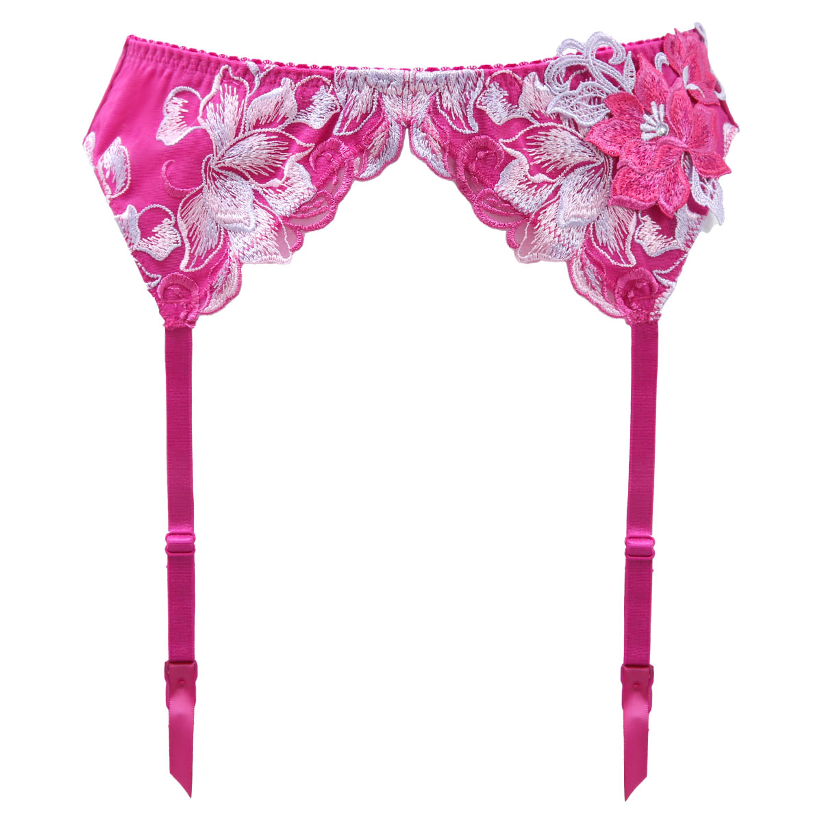 HIMICO 気品高く香る Magnolia Profumo ガーターベルト ML 007series ランジェリー(RO-ローズ-M)