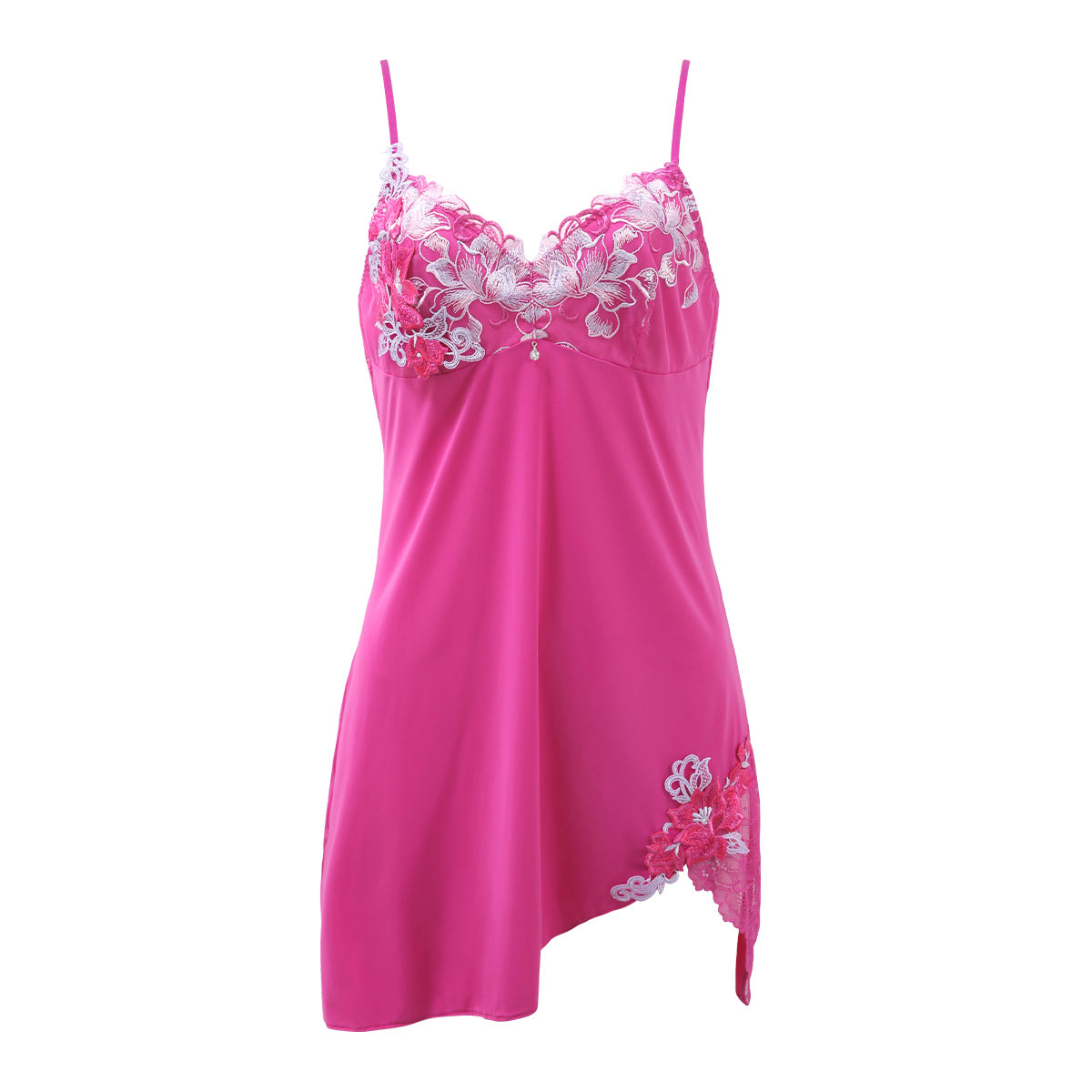 HIMICO 気品高く香る Magnolia Profumo スリップ ロングキャミソール ML 007series ランジェリー(RO-ローズ-M)