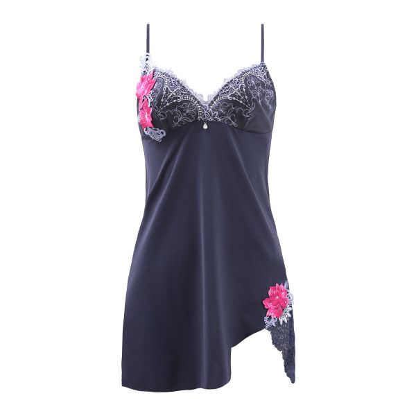 HIMICO 端麗で愛らしい Rosa Raffinato スリップ ロングキャミソール ML 009series ランジェリー