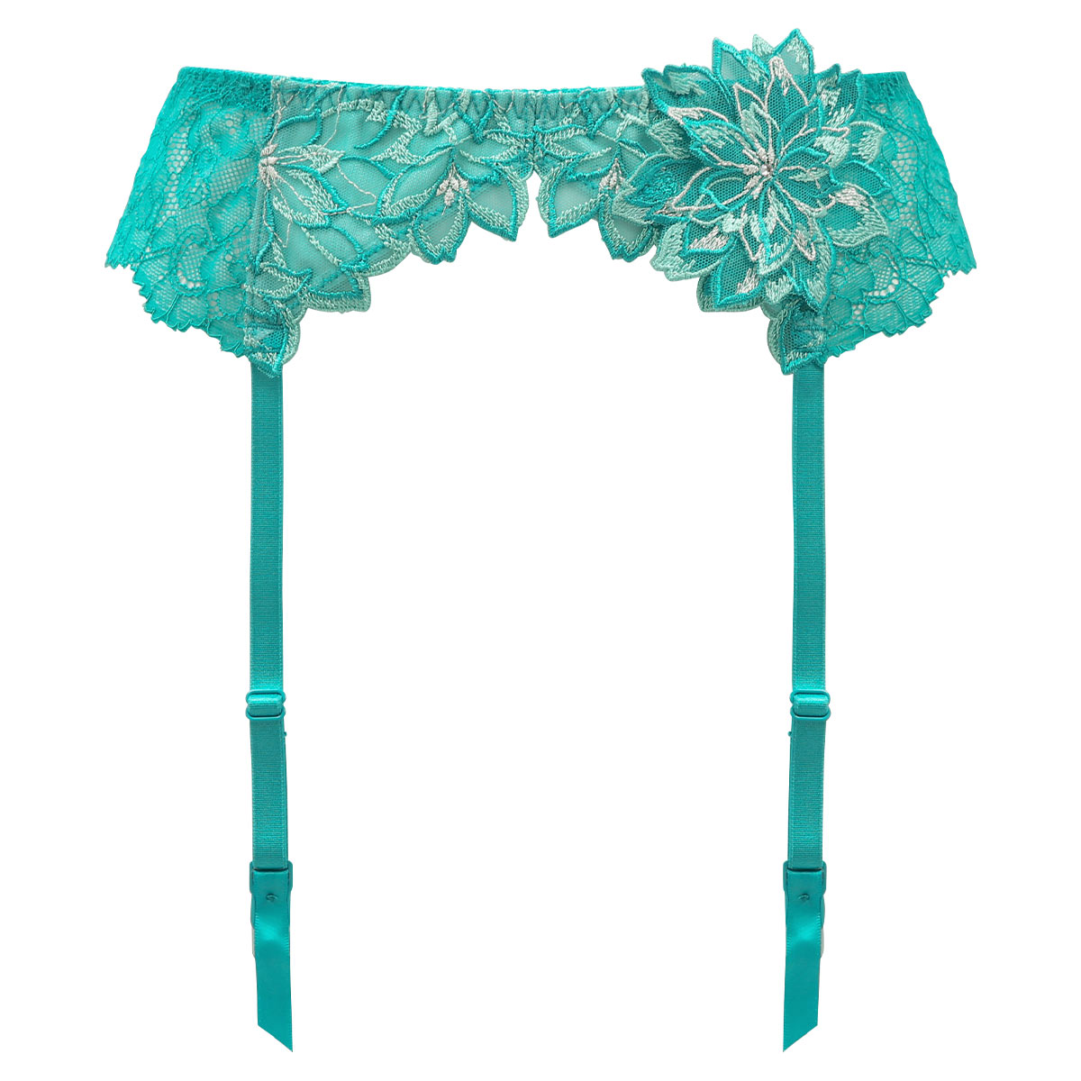 HIMICO 儚く神秘的な Regina della Notte ガーターベルト ML 011series ランジェリー(EM-エメラルド-M)