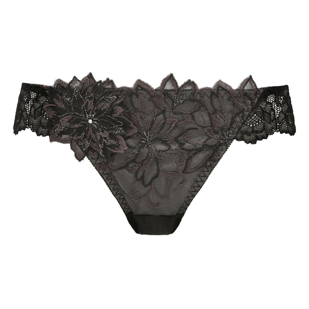 HIMICO 儚く神秘的な Regina della Notte ショーツ スタンダード ML 011series 単品(BK-ブラック-M)