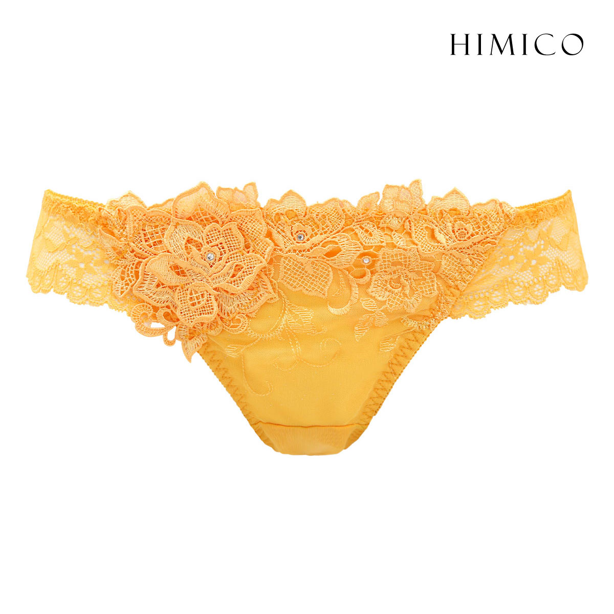 HIMICO 洗練されたモダンな雰囲気 Rosa Urbane ショーツ Tバック ソング タンガ ML 012series 単品(YE-イエロー-M)