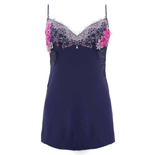 HIMICO GRANDE ヒミコ スリップ ロングキャミソール グラマー M-L L-LL 001series ランジェリー