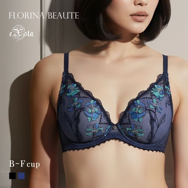 フロリナヴォーテ Moulin Rouge ブラジャー モールドカップ BCDEF 単品 FLORINA BEAUTE eXsta ムランルージュ