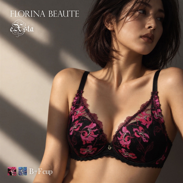フロリナヴォーテ Moulin Rouge ブラジャー モールドカップ BCDEF 単品 FLORINA BEAUTE eXsta ムランルージュ
