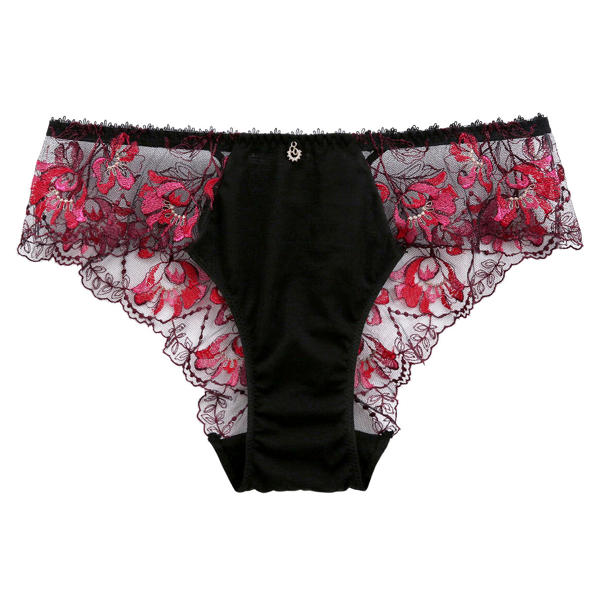 フロリナヴォーテ Moulin Rouge ノーマルショーツ 総レース ML 単品 FLORINA BEAUTE eXsta ムランルージュ(BK-ブラック-M)