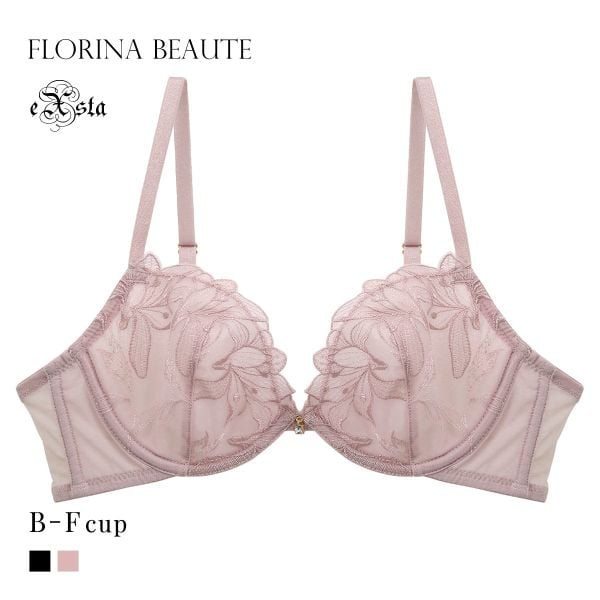 フロリナヴォーテ Soiris ノンパテッド ブラジャー 総レース ランジェリー BCDEF 単品 FLORINA BEAUTE eXsta ソワリス