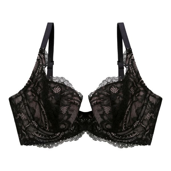 ブラジャー 脇高 大きいサイズ アンダー80 軽い 丸胸メイク B C D E F 単品