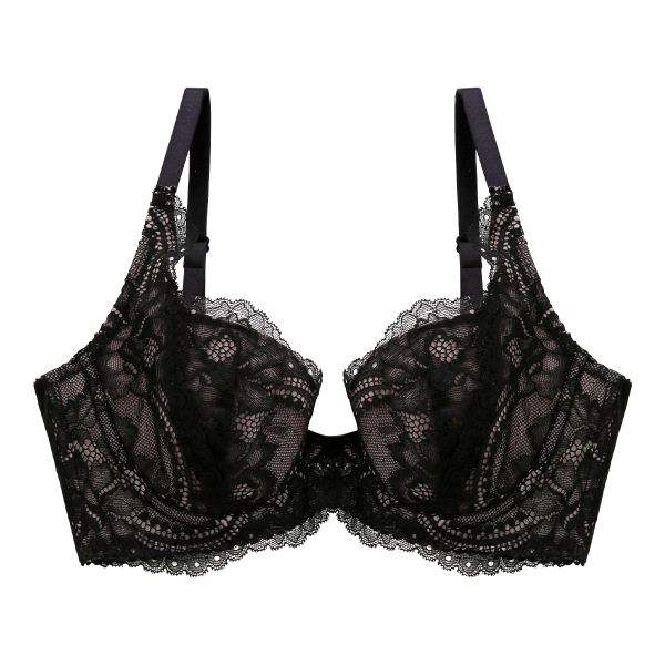 ブラジャー 脇高 大きいサイズ アンダー80 軽い 丸胸メイク B C D E F 単品