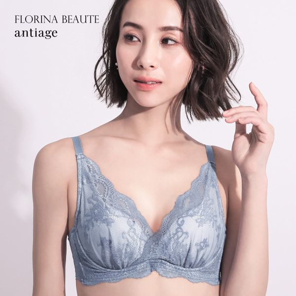 antiage 次世代補整 ノンワイヤー ブラジャー カシュクール 脇高 BCDEF ワイヤレスブラ 単品 アンテアージュ