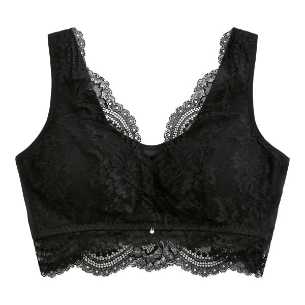 ナイトブラ ノンワイヤー ブラジャー 昼夜兼用 夜用ブラ 大きいサイズ レース M L LL 単品