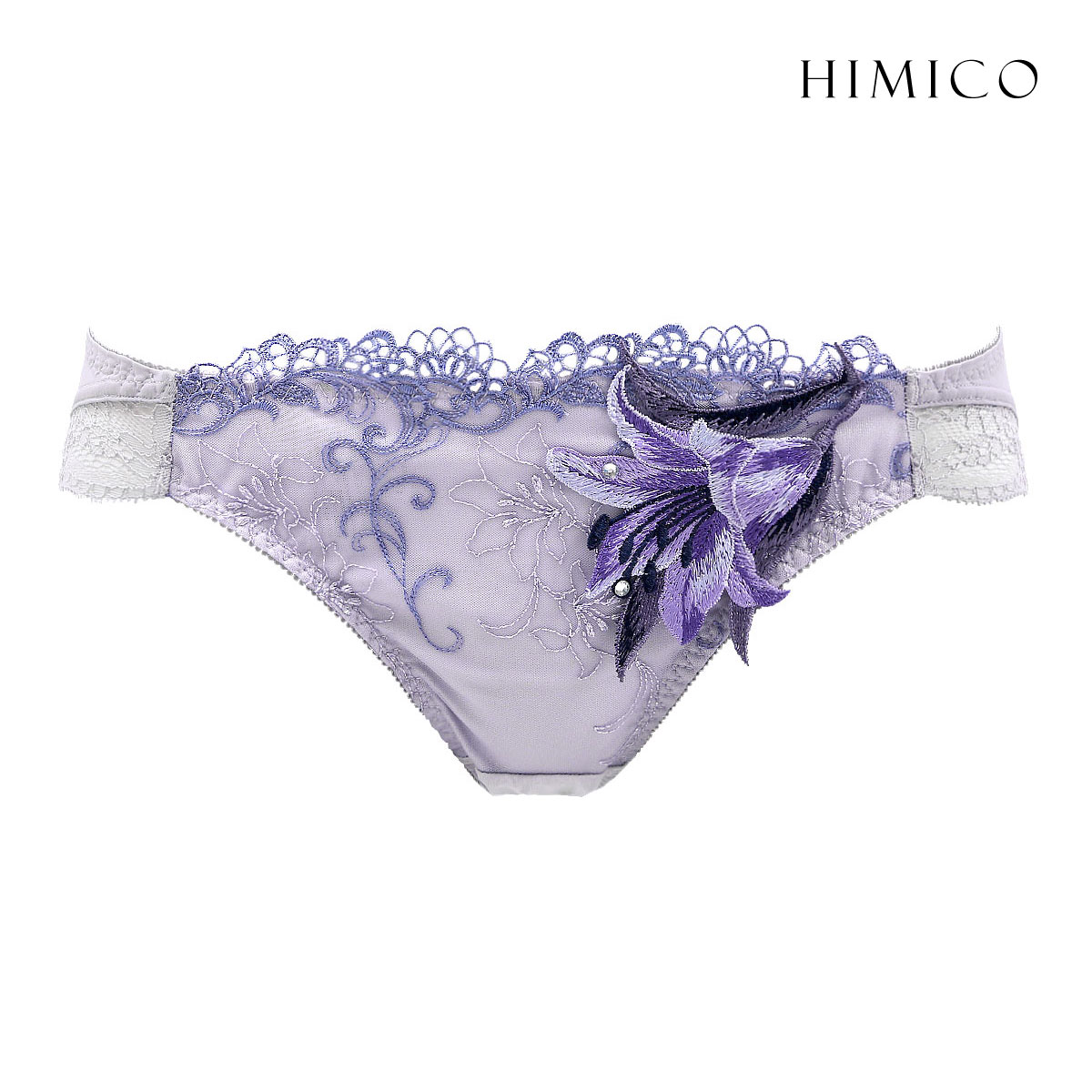 HIMICO ヒミコ ショーツ スタンダード M L 単品 015series ランジェリー(LV-ラベンダー-M)