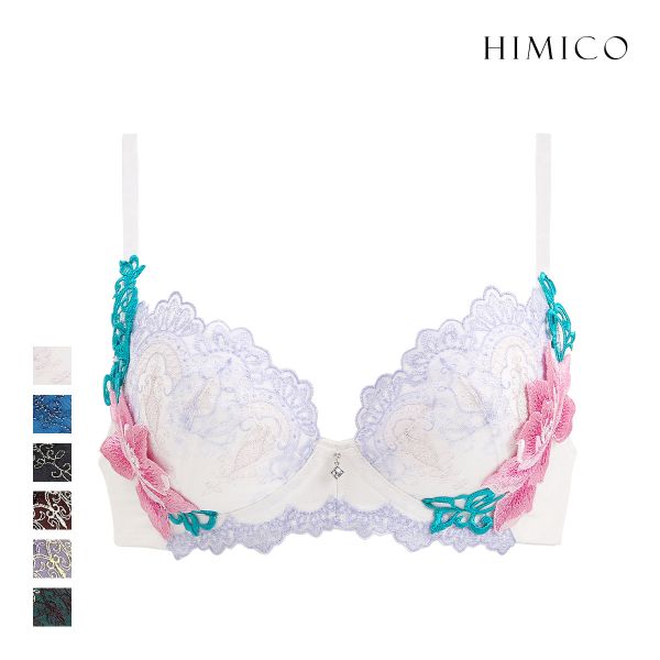 ヒミコ 016シリーズ ブラジャー 大きいサイズ アンダー80 B C D E F ランジェリー HIMICO(OW-オフホワイト-B65)