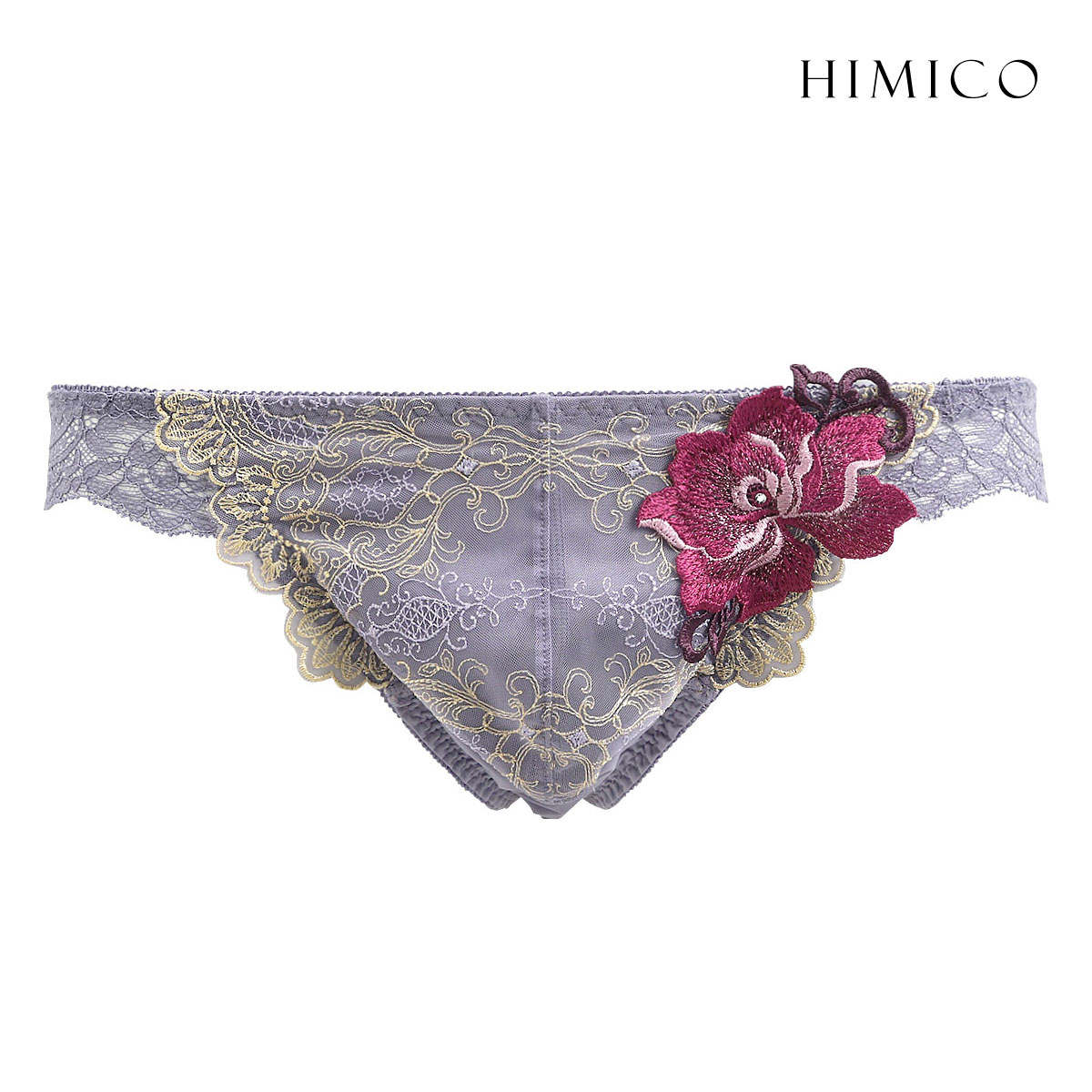HIMICO★Stella di Natale★レースTバック★メンズ　M 白 HIMICO 煌びやかな幸福に満ち溢れる Stella di Natale Tバック