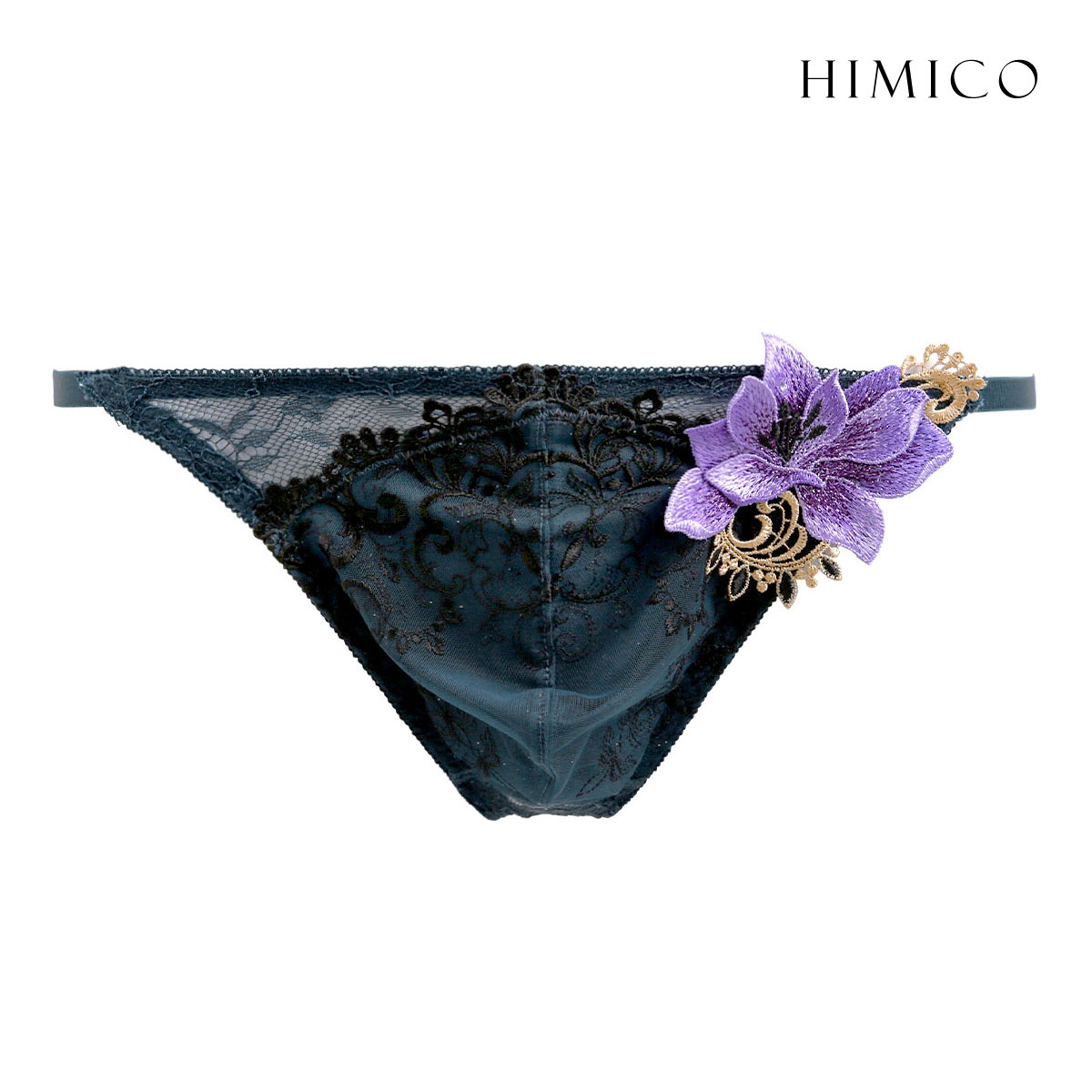 HIMICO STELLA DI NATALE ホワイト Tバック　サイズM HIMICO 煌びやかな幸福に満ち溢れる Stella di Natale Tバック