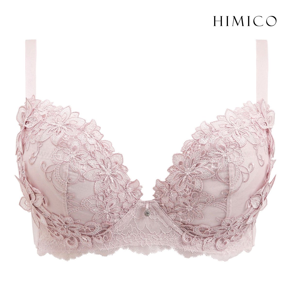 HIMICO GRANDE 003 ブラジャー 大きいサイズ GHI 65-85 Dalia Stellato 単品 グラマーサイズ(BP-ベビーピンク-G65)