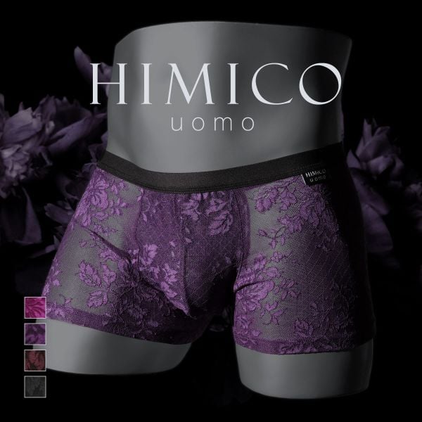 HIMICO uomo LEONARDO ボクサーパンツ レース 前閉じ メンズ M L LL 001series