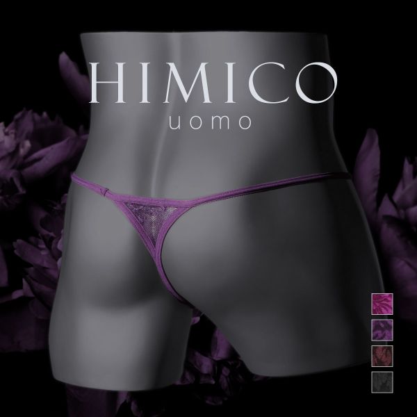 HIMICO uomo LEONARDO Tバック パンツ レース ビキニ メンズ M L LL 001series