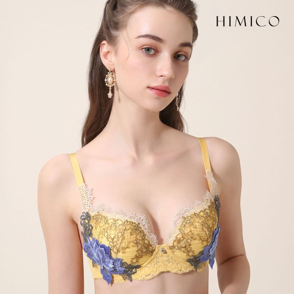 HIMICO ヒミコ ブラジャー 大きいサイズ アンダー80 B C D E F 単品 020series ランジェリー