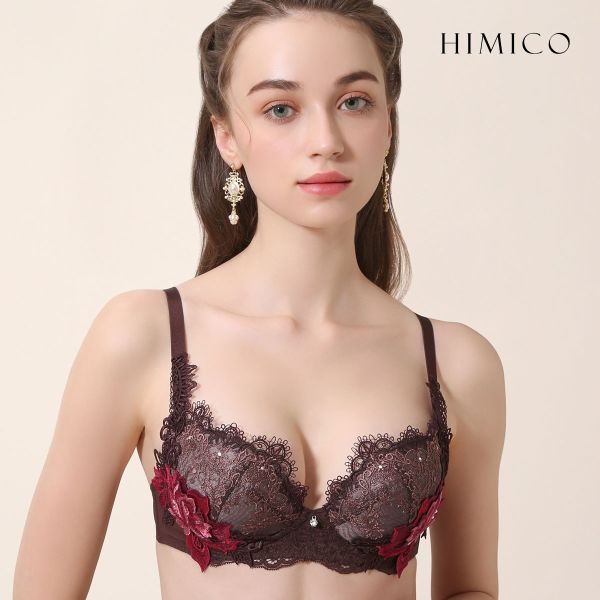 HIMICO ヒミコ ブラジャー 大きいサイズ アンダー80 B C D E F 単品 020series ランジェリー