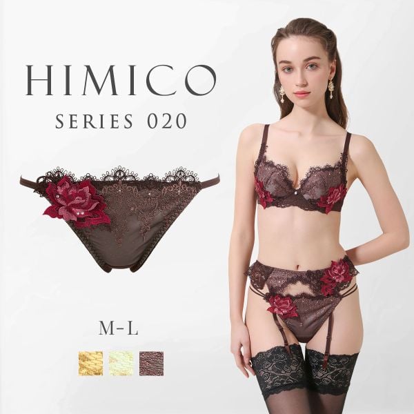 HIMICO ヒミコ ショーツ Tバック ソング タンガ M L バックレース 単品 020series ランジェリー