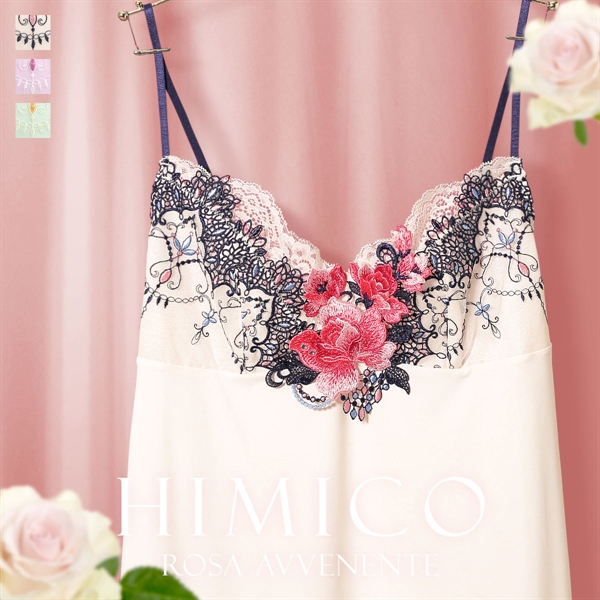 HIMICO ヒミコ スリップ ロングキャミソール M L 021series ランジェリー