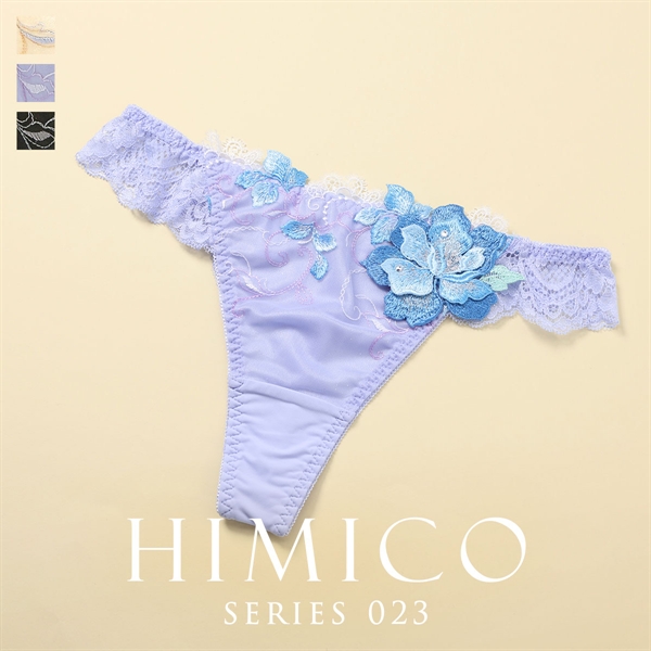 HIMICO ヒミコ 023series ショーツ Tバック ソング タンガ M L バックレース 単品 ランジェリー