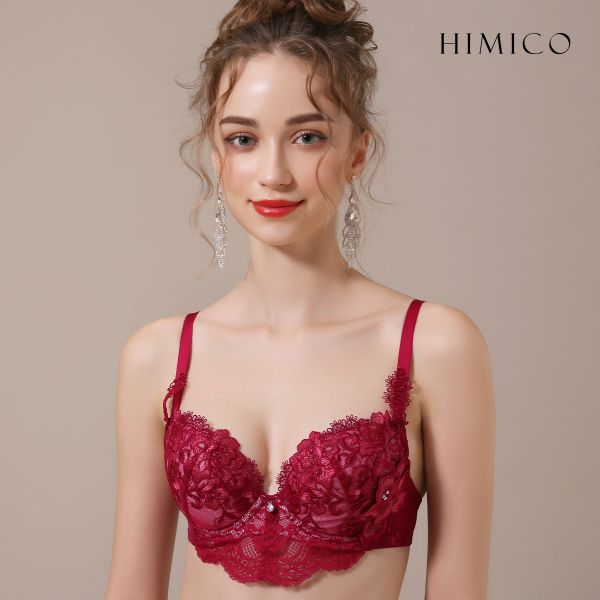 ヒミコ 025シリーズ HIMICOブラジャー 下着 レディース 勝負下着 セクシー 刺繍 ランジェリー ワイヤーブラ 大きいサイズ 白鳩