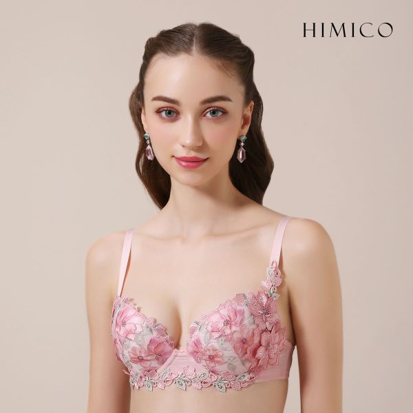 ヒミコ 026シリーズ HIMICOブラジャー 下着 レディース 勝負下着 セクシー 刺繍 ランジェリー ワイヤーブラ 大きいサイズ 白鳩