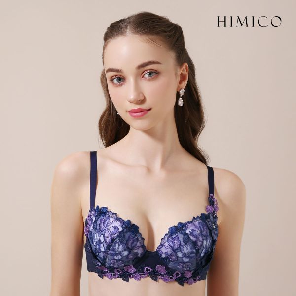 ヒミコ 026シリーズ HIMICOブラジャー 下着 レディース 勝負下着 セクシー 刺繍 ランジェリー ワイヤーブラ 大きいサイズ 白鳩