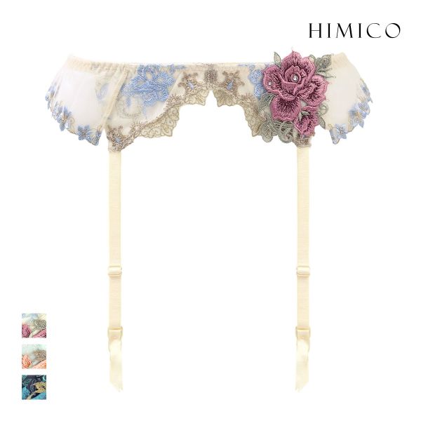 ヒミコ 029シリーズ ガーターベルト M L LL ランジェリー HIMICO(CR-クリーム-M)