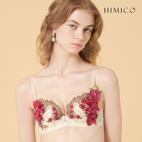 ヒミコ 031シリーズ HIMICOブラジャー 下着 レディース 勝負下着 セクシー 刺繍 ランジェリー ワイヤーブラ 大きいサイズ 白鳩