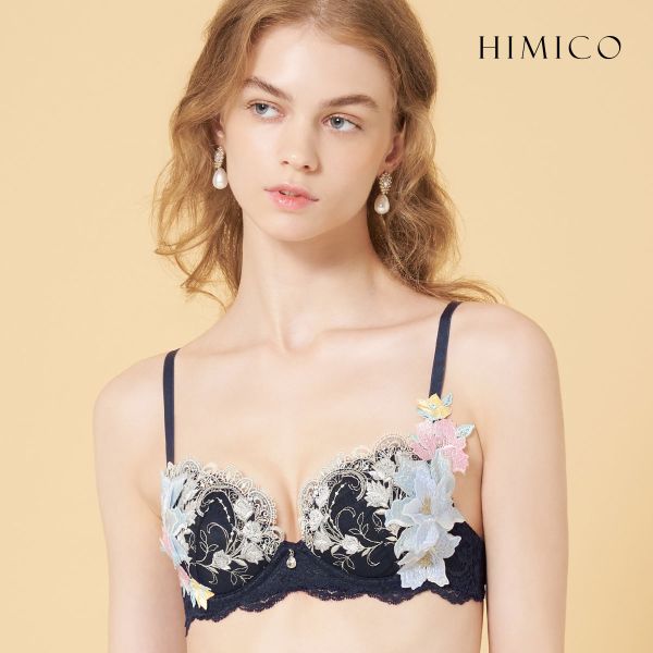 ヒミコ 031シリーズ HIMICOブラジャー 下着 レディース 勝負下着 セクシー 刺繍 ランジェリー ワイヤーブラ 大きいサイズ 白鳩