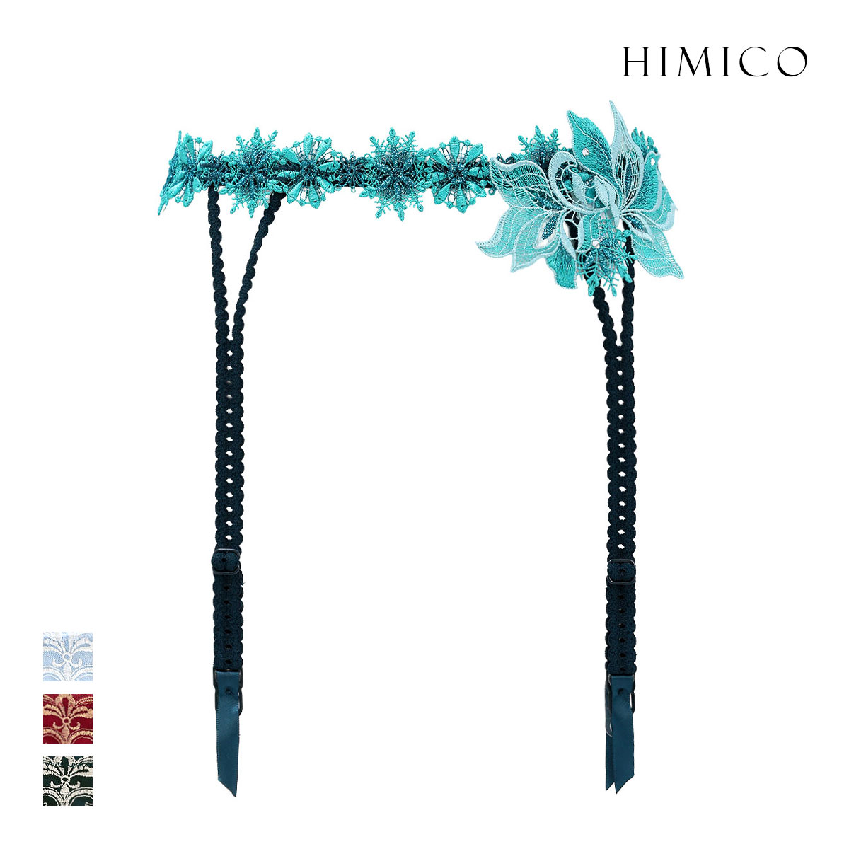 ヒミコ 032シリーズ ガーターベルト M L ランジェリー HIMICO(GR-グリーン-M)