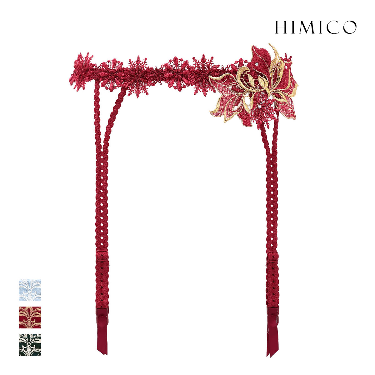 ヒミコ 032シリーズ ガーターベルト M L ランジェリー HIMICO(RE-レッド-M)